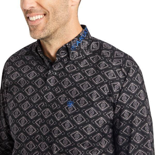 Ariat Black Team Clyde Fitted Shirt 10042354
