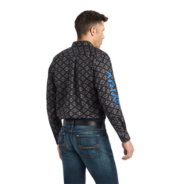 Ariat Black Team Clyde Fitted Shirt 10042354