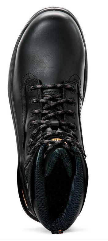 Ariat Black Turbo 6 Inch Waterproof Carbon Toe Mens Work Boots 10027337