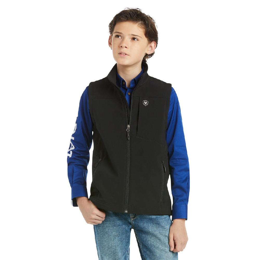 Ariat Black Vernon 2.0 Boys Softshell Vest 10024058
