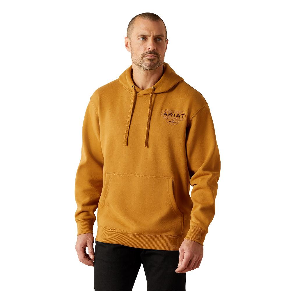 Ariat Bone Brown Southwest Simple Men's Hoodie 10062495