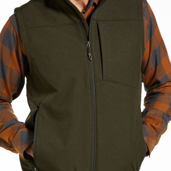 Ariat Brine Olive Heather Vernon 2.0 Softshell Mens Vest 10032930