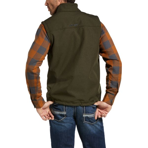 Ariat Brine Olive Heather Vernon 2.0 Softshell Mens Vest 10032930