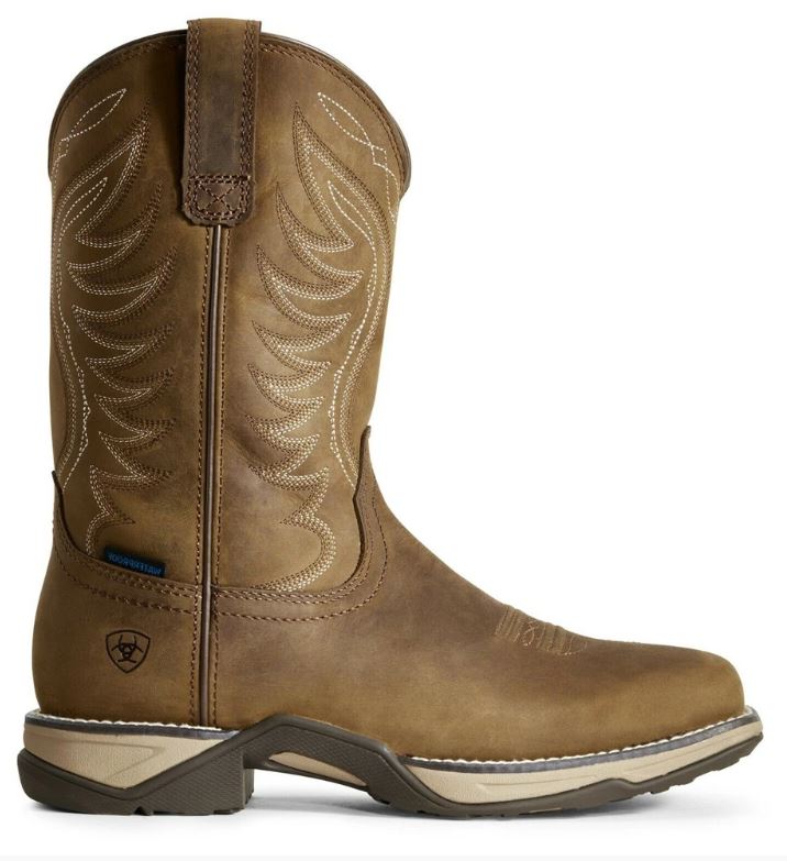Ariat Brown Anthem Waterproof Womens Western Square Toe Boots 10029528