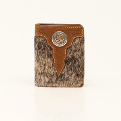 Ariat Brown Bifold Calf Hair Men's Mexican Eagle Bifold Wallet A3549002