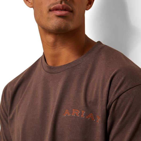 Ariat Brown Heather Ariat Farm Truck Men's T-Shirt 10044768