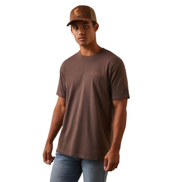 Ariat Brown Heather Ariat Farm Truck Men's T-Shirt 10044768