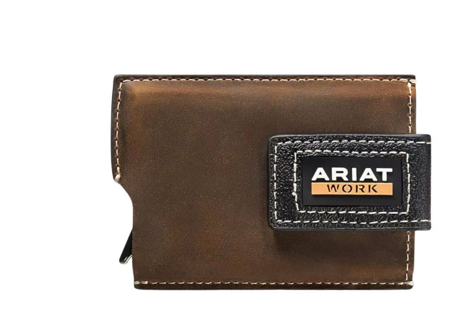 Ariat Brown Men's Utility Style Work Wallet with RFID Technology A3400402
