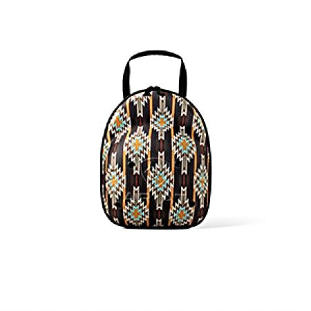 Ariat Brown w/Southwest Graphic Print Cap Carrying Case with 2 Zippers A3099897