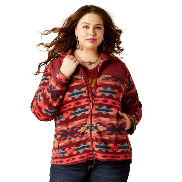 Ariat Campfire Print Prescott Women's Fleece Jacket 10046038