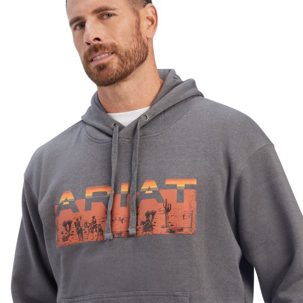 Ariat Charcoal Heather Desert Roam Men's Sweatshirt 10041712