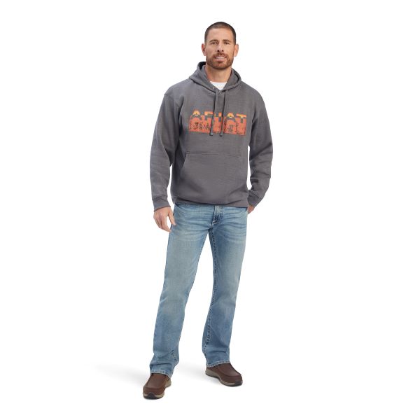 Ariat Charcoal Heather Desert Roam Men's Sweatshirt 10041712