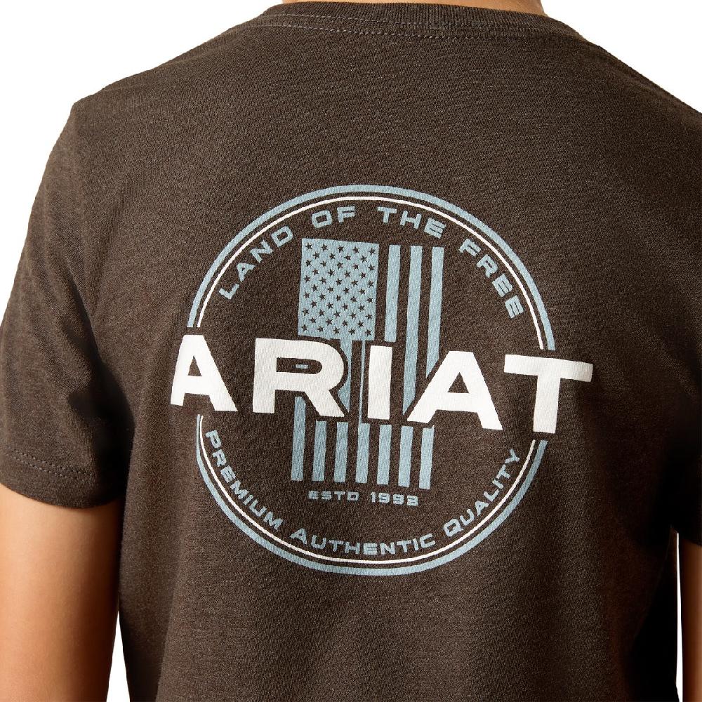 Ariat Charcoal Heather Roundabout Boys T-Shirt 10051744