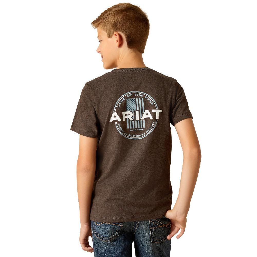Ariat Charcoal Heather Roundabout Boys T-Shirt 10051744