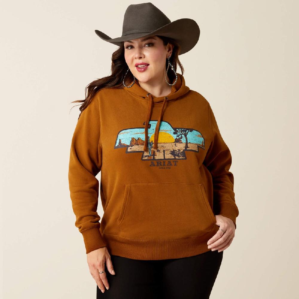 Ariat Chestnut Horse Horizon Women's Hoodie 10052412