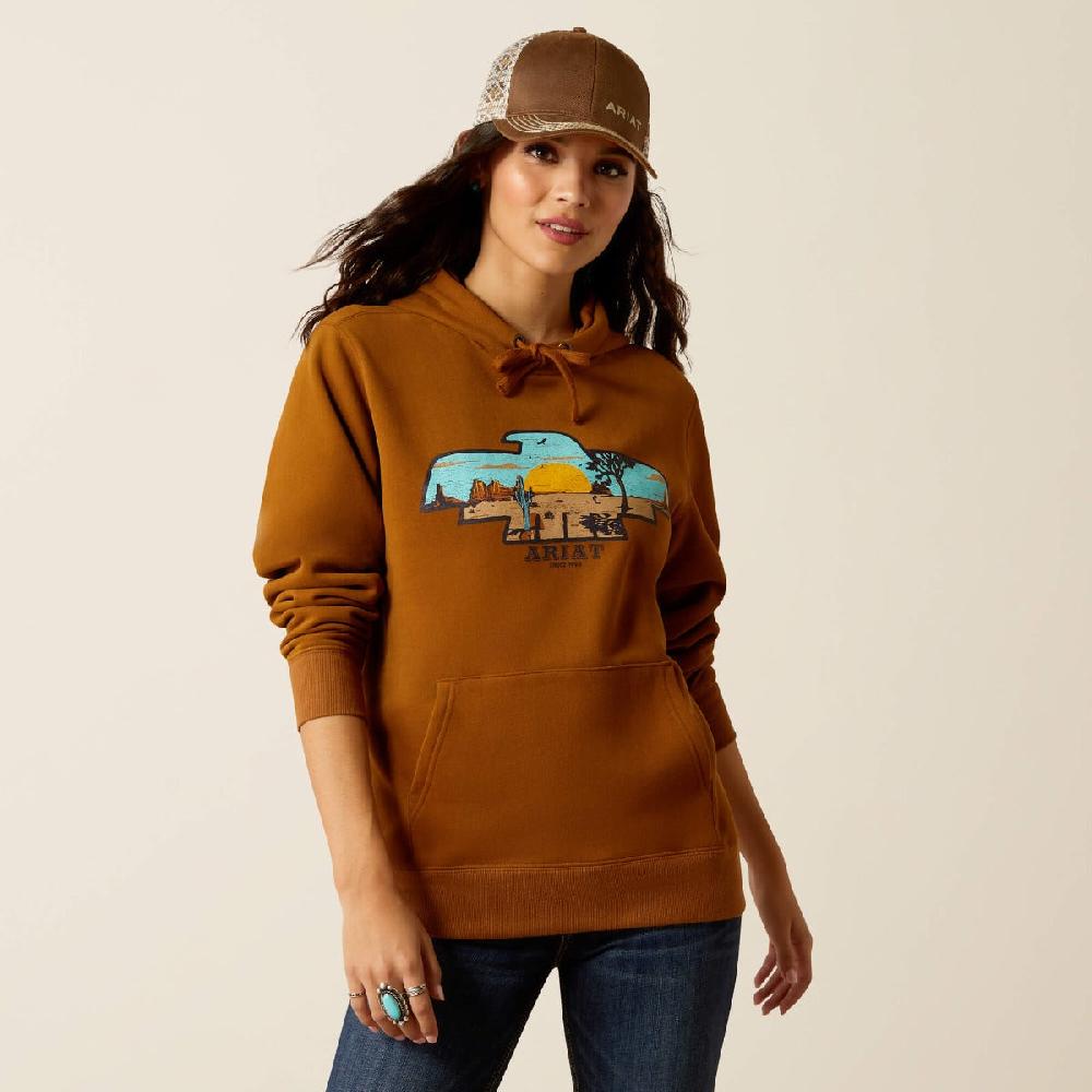 Ariat Chestnut Horse Horizon Women's Hoodie 10052412