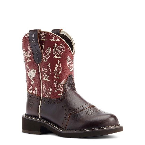 Ariat Chocolate Chip Fatbaby Heritage Farrah Women's Western Boots 10044439