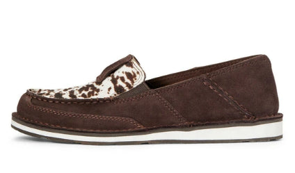 Ariat Chocolate Chip Suede And Cowhair Cruiser Ladies Shoe 10033932