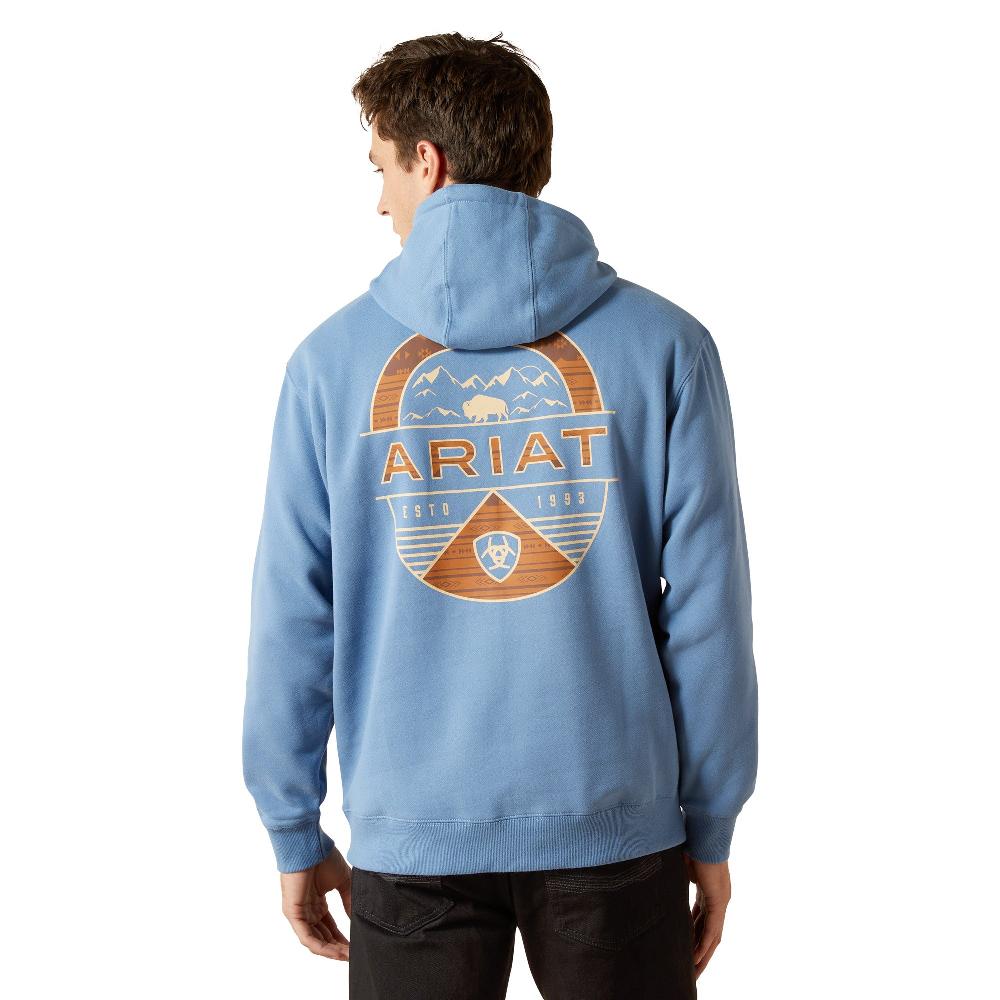 Ariat Coronet Blue Sun Valley Circle Men's Hoodie 10062498