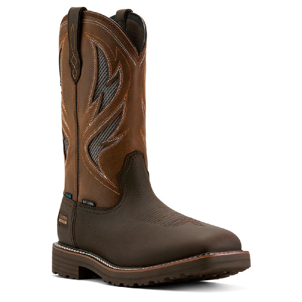 Ariat Dark Brown Activator VentTek Men's Waterproof Steel Toe Work Boots 10061119
