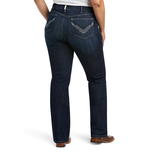 Ariat Dark Wash R.E.A.L. Perfect Rise Skyla Rascal Straight Leg Women's Jeans 10037951