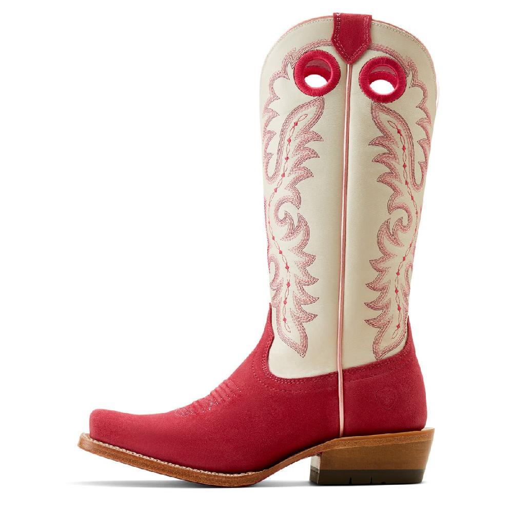 Ariat Deep Azalea/Blanco Frontier Boot Women's 13 Inch Cutter Toe Western Boots 10051040