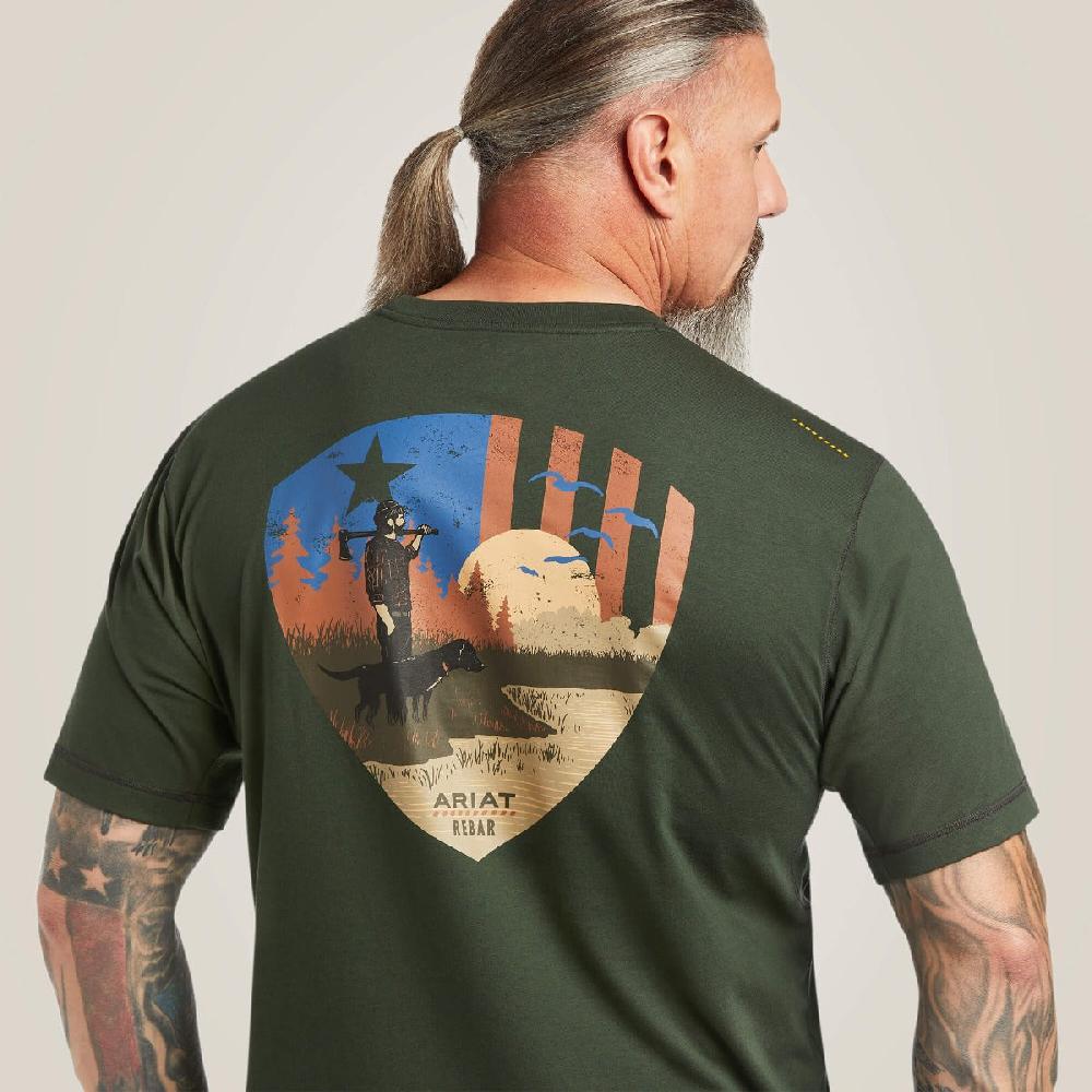 Ariat Deep Forest Rebar Workman Working Dog Short Sleeve T-Shirt 10039178