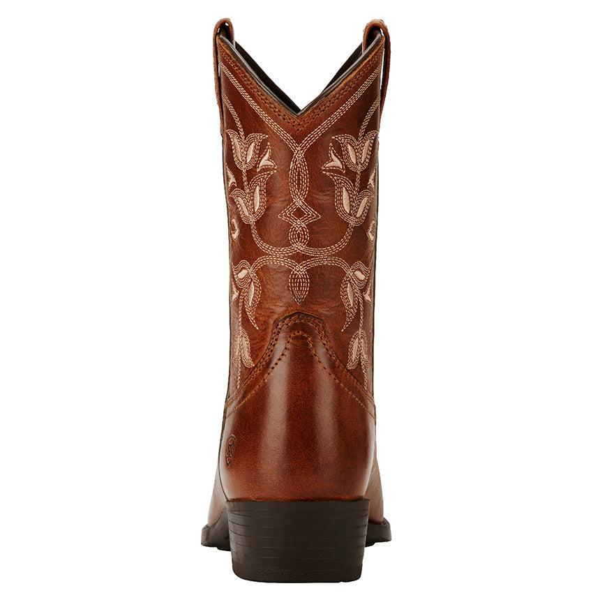 Ariat Desert Holly Brown/Red Leather Kids Western 10018647