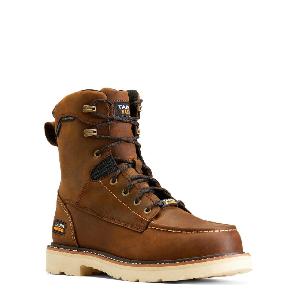 Ariat Distressed Brown Rebar Lift 8 inch Waterproof Men's Composite Toe Work Boots 10047028