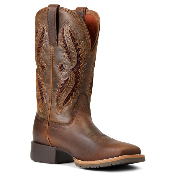 Ariat Distressed Tan Hybrid Rancher VentTek 360 Degrees Womens Western Boots 10040411