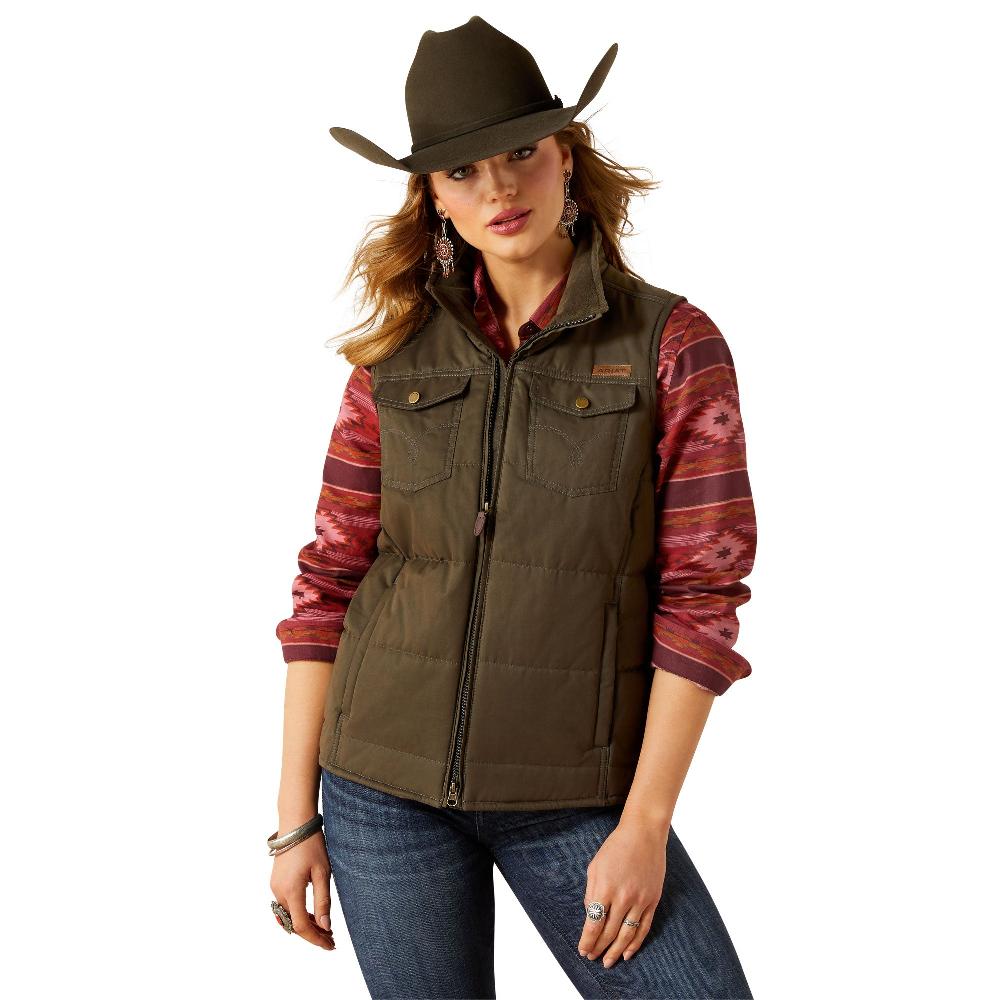Ariat Earth Grizzly Quilted Women's Vest 10062267