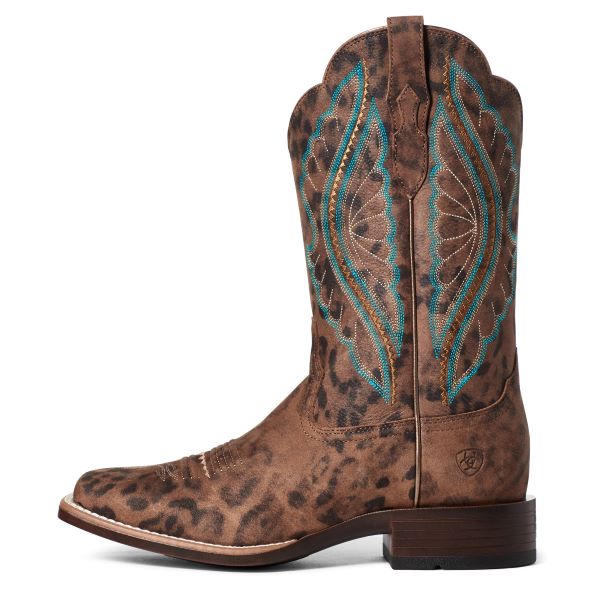 Ariat Faded Leopard Primetime Womens Western Boots 10035935