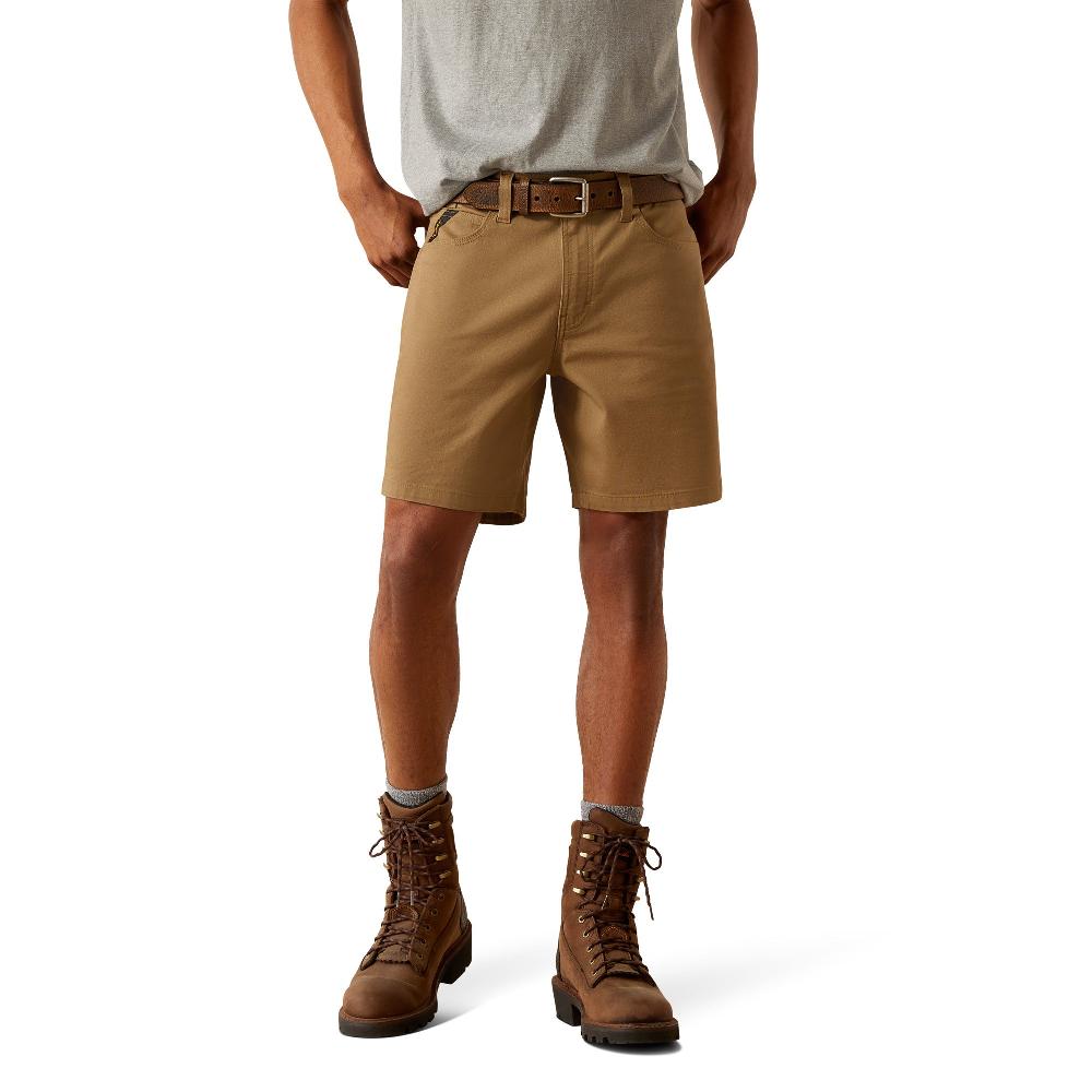 Ariat Field Khaki Rebar DuraStretch Made Tough 8 inch Men's Shorts 10058730