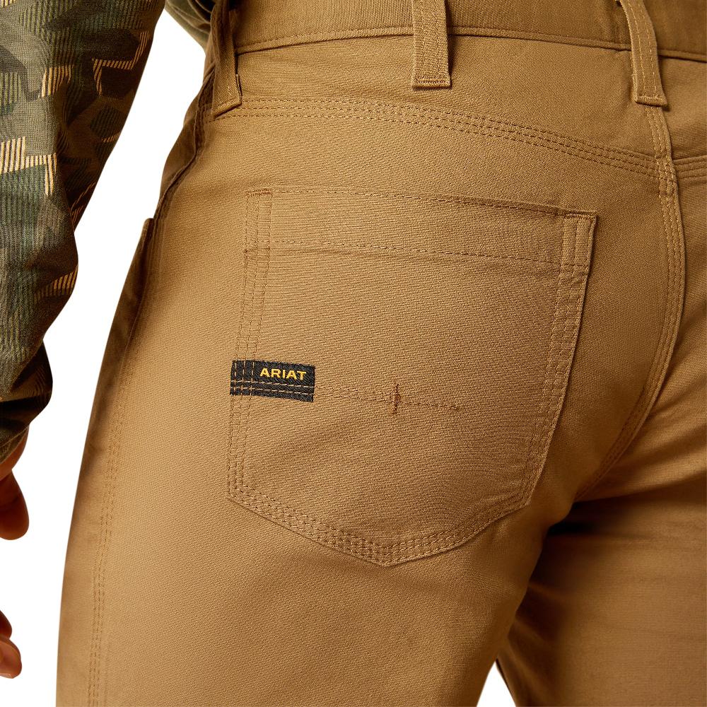 Ariat Field Khaki Rebar M5 Straight DuraStretch Made Tough Men's Pants 10051859