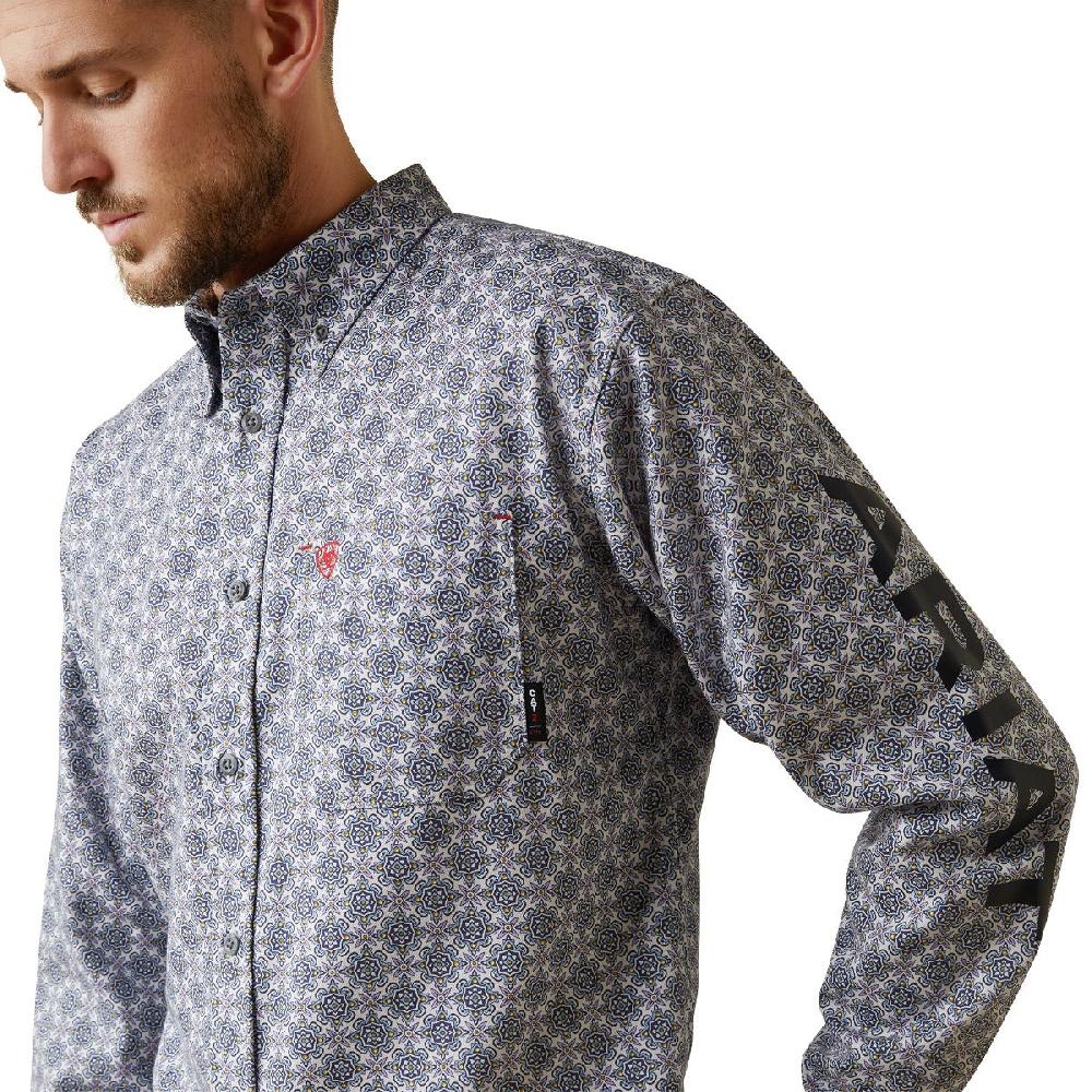 Ariat FR Amato Logo Men's Stretch Work Shirt 10043750