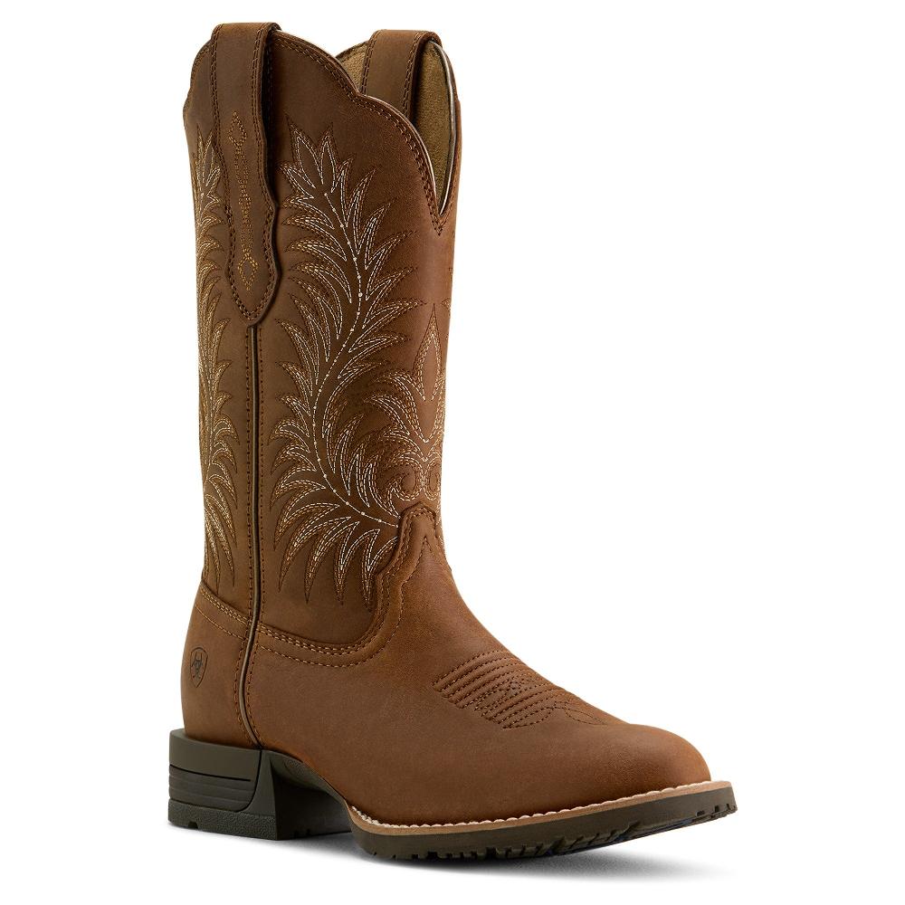 Ariat Frontier Brown Hybrid Ranchward 11 inch W Toe Women's Western Boots 10063901