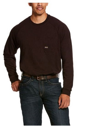Ariat Ganache Men's Rebar Cotton Strong Long Sleeve T-Shirt 10027899