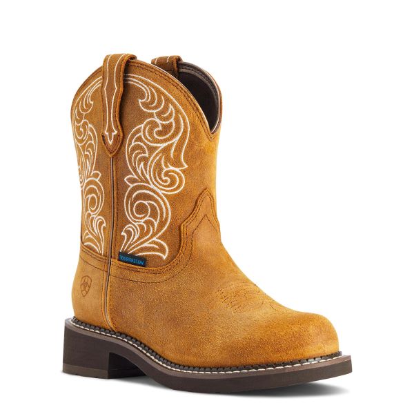 Ariat Ginger Spice Fatbaby Heritage Womens Waterproof Western Boots 10042417