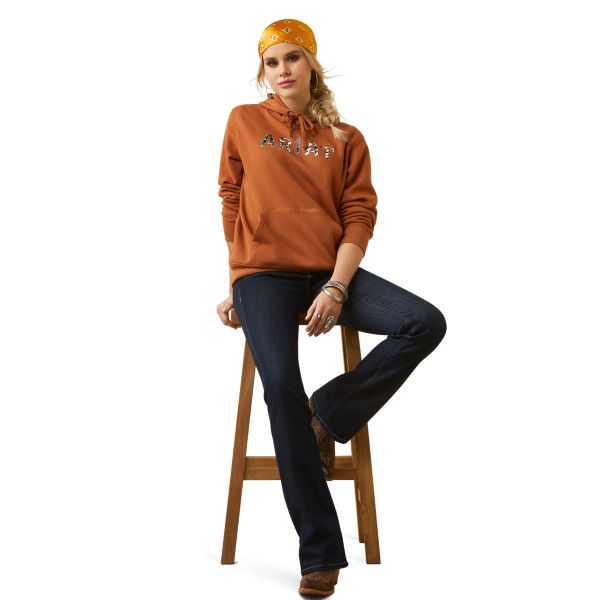 Ariat Glazed Ginger R.E.A.L. Cow Hyde Women's Hoodie 10046453