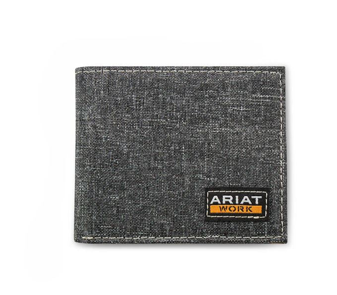 Ariat Grey Bifold Style Men's Work Wallet A3402806
