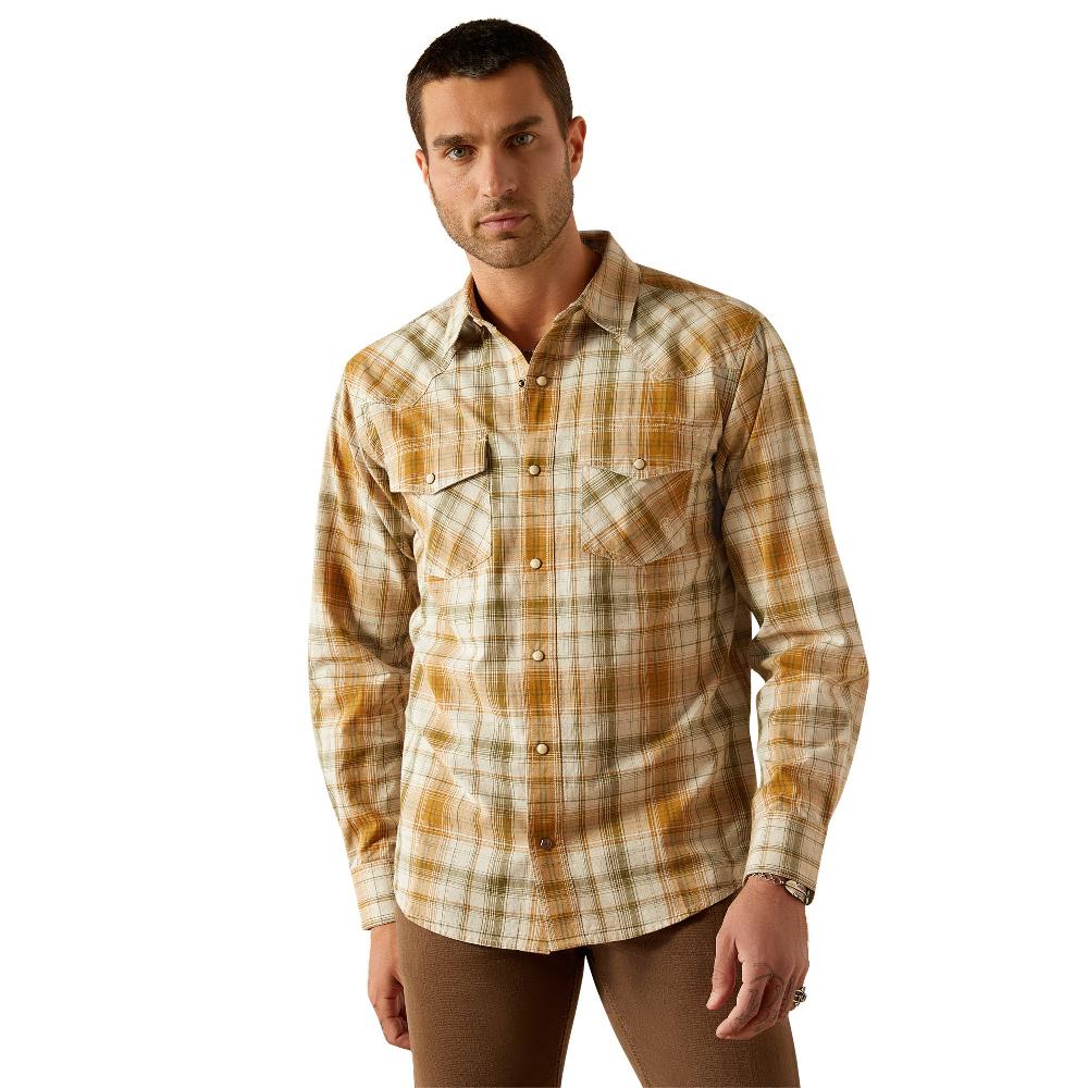 Ariat Halston Retro Fit Men's Long Sleeve Snap Shirt 10054711