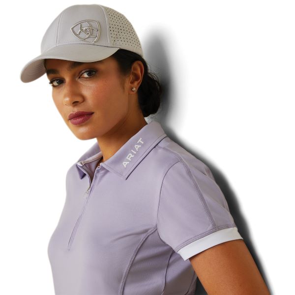 Ariat Heirloom Lilac Bandera 1/4 Zip Women's Polo Shirt 10043377