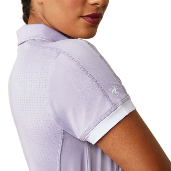 Ariat Heirloom Lilac Bandera 1/4 Zip Women's Polo Shirt 10043377