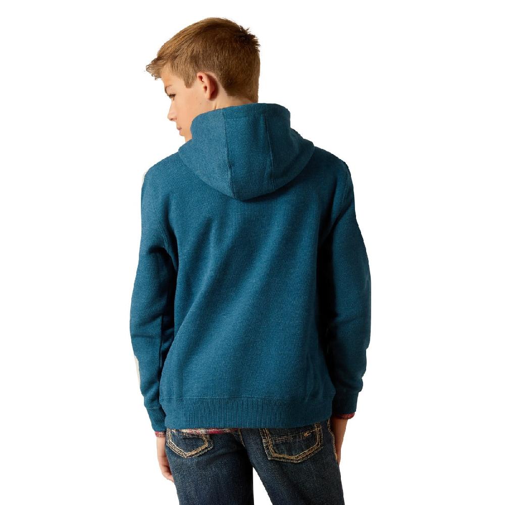 Ariat Hydra Heather Bison Plains Kids Hoodie 10052394