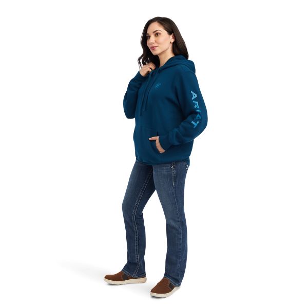 Ariat Hydra REAL Classic Arm Logo Womens Hoodie 10041635