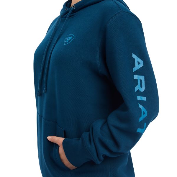 Ariat Hydra REAL Classic Arm Logo Womens Hoodie 10041635