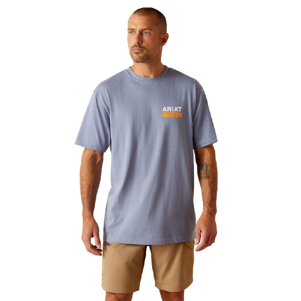 Ariat Infinity Heather Rebar Cotton Strong Roughneck Men's Short Sleeve Graphic T-Shirt 10048749