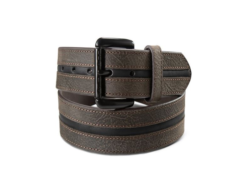 Ariat Iron Coffee Men's Work Belt With Black Roller Buckle A1701534