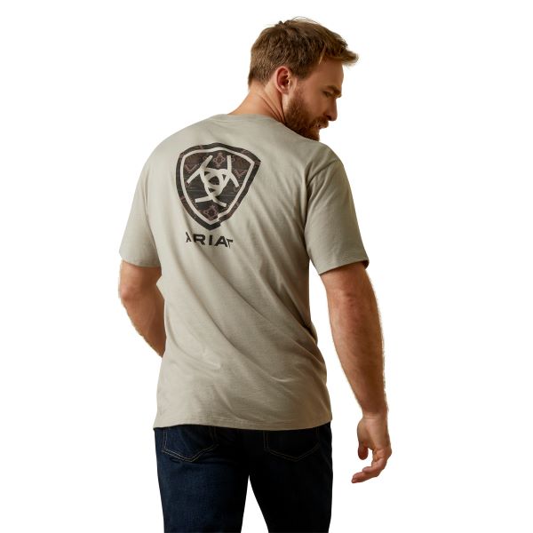 Ariat Khaki Heather Serape Island Men's T-Shirt 10045273