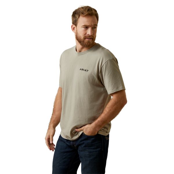 Ariat Khaki Heather Serape Island Men's T-Shirt 10045273